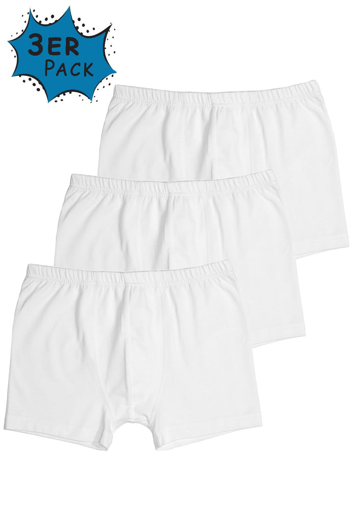 Jungen Short, 3er Pack, Baumwolle/ Elasthan