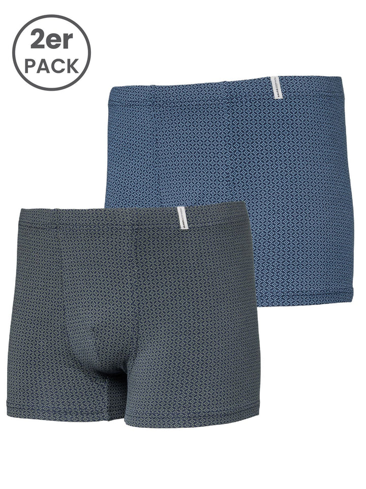 Herren Pants, ohne Eingriff, 2er Pack, Bio Baumwolle/ Elasthan, GOTS zertifiziert