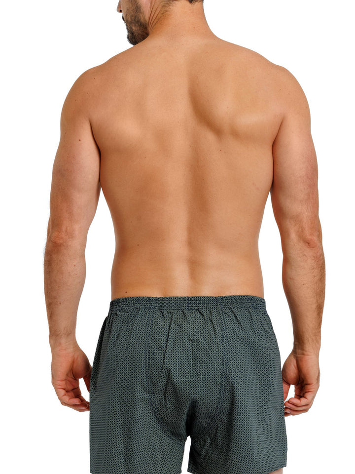 Herren Web-Boxer, verdeckte Knopfleiste, 2er Pack, Webstoff, Baumwolle kbA