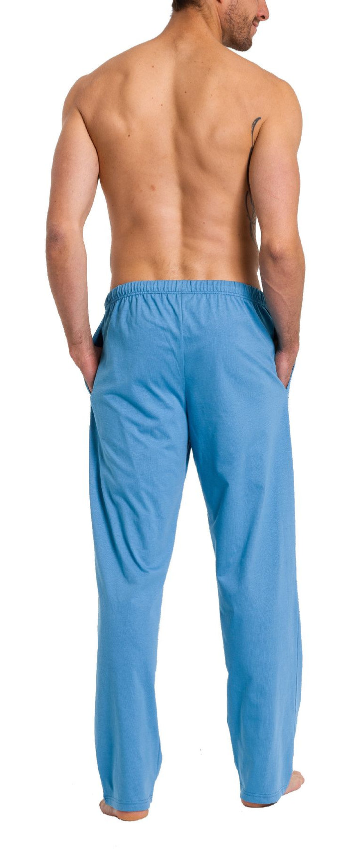 Herren Pyjamahose mit Seitentaschen, Bio Baumwolle, GOTS zertifiziert