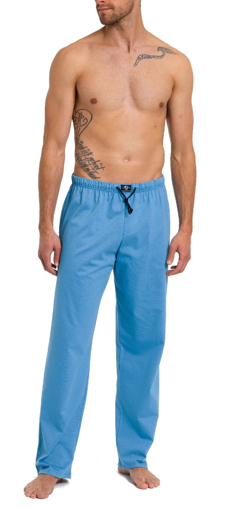 Herren Pyjamahose mit Seitentaschen, Bio Baumwolle, GOTS zertifiziert