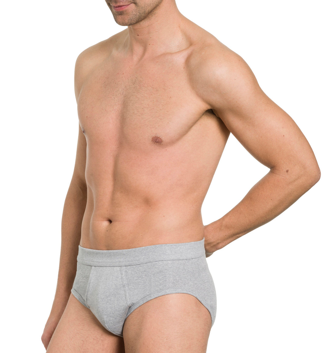 Herren Slip, mit Eingriff, 3er Pack, Bio Baumwolle, GOTS zertifiziert