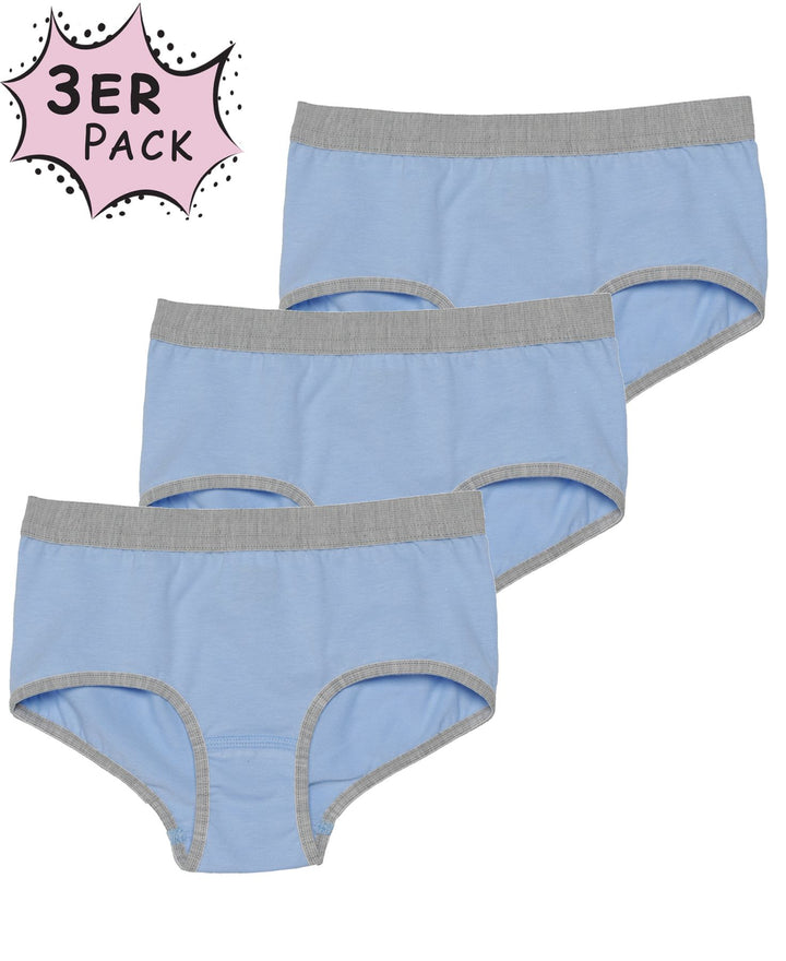 Mädchen Panty, 3er Pack, Baumwolle/ Elasthan