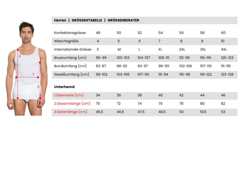 Haasis Baumwolle, Unterhemd, – 2er Herren Bio GOTS zertifiziert Pack, Bodywear
